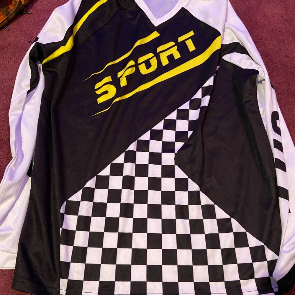 racing graphic long sleeve